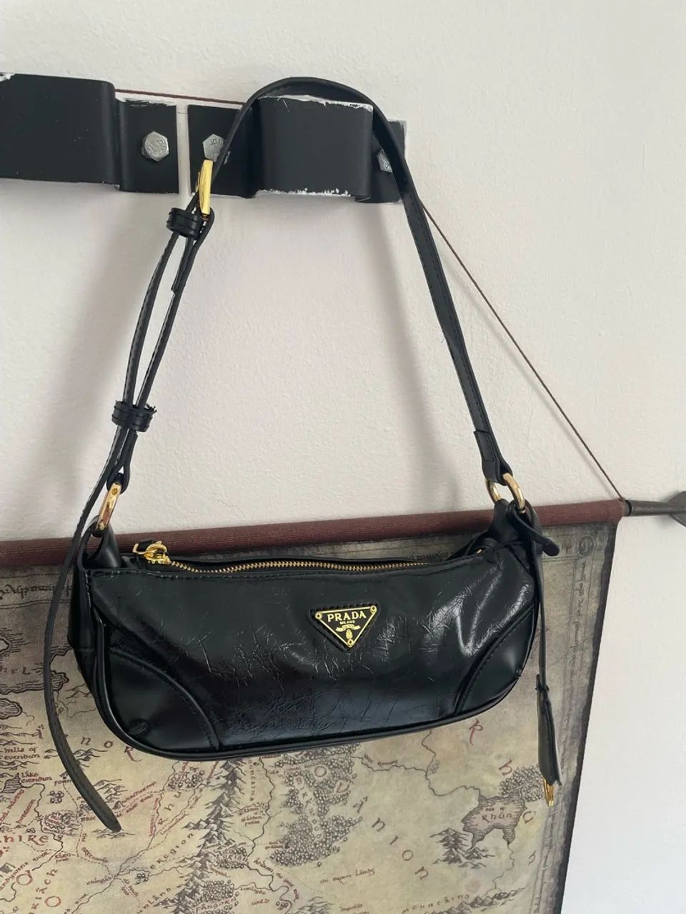 Linda bolsa prada preta premium - Foto 5