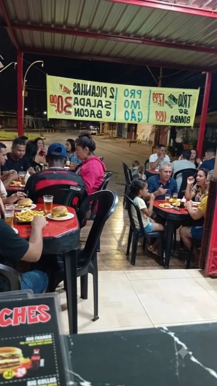 Vende loja de hambúrguer 