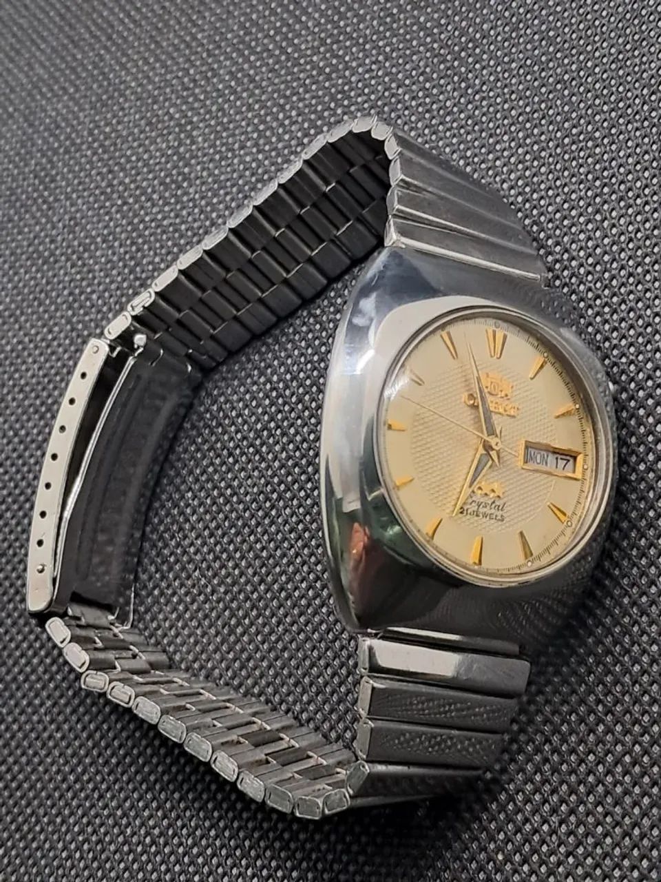 Orient 3 estrelas automático amarelo  - Foto 3