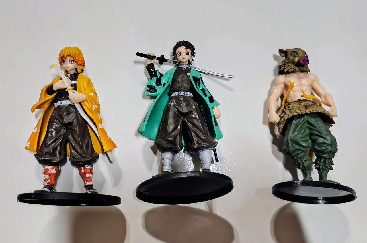 Conjunto 3 miniaturas - Demon Slayer 