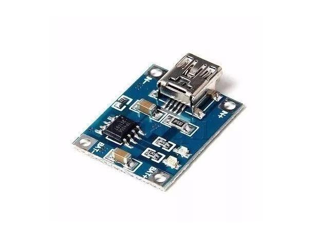 COD-AM181 Módulo Carregador De Bateria Lítio Tp4056 1a Arduino Automação Robotica - Foto 2