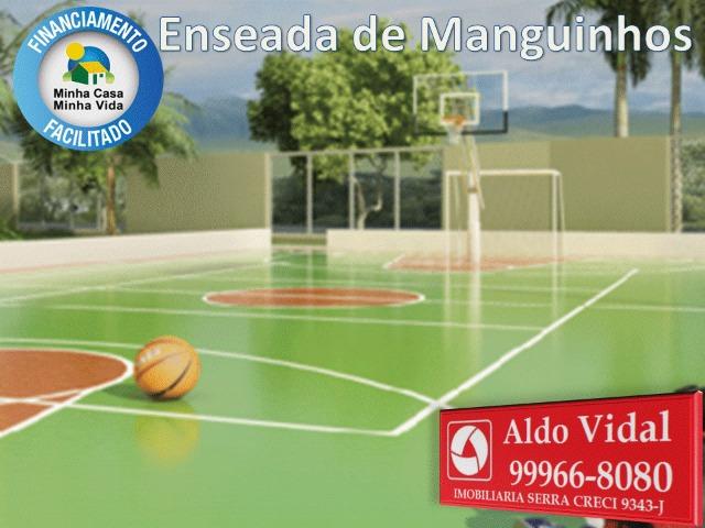 ARV36- Apartamento 2 quartos com suíte e varanda, Manguinhos Serra. - Foto 6