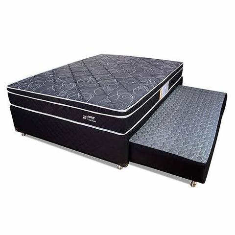 Cama casal e cama auxiliar solteiro 12 x 159.00
