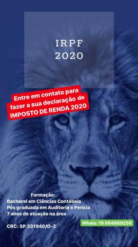 Declaração de Imposto de Renda Pessoa Física 2020