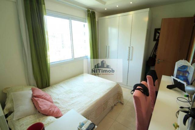 Excelente apartamento 3 quartos, frente, andar alto, parcialmente mobiliado, lazer complet - Foto 13