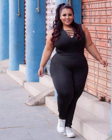 legging preta tecido grosso