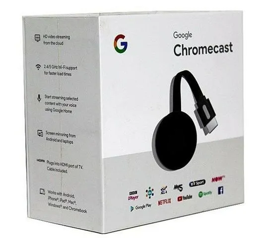 Chromecast 3 Google tv original loja física garantia nota entrega rápida