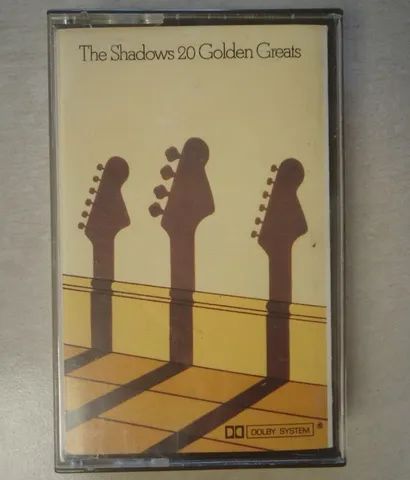 K7 The Shadows 20 Golden Greats 1980, Fita Cassete Importada
