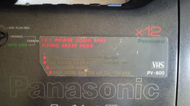 Filmadora Panasonic Pv-800 Com Maleta E Manual - Foto 3