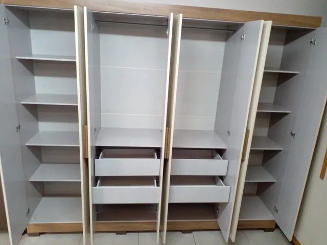 Guarda roupa 8p 100% MDF lis  - Foto 3