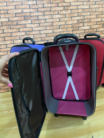 Kit malas de viagem P/M/G 3 peças - Foto 4