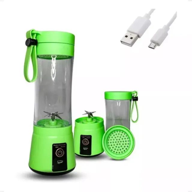 Mini Liquidificador Portátil, Bateria recarregável, com 4 lâminas - Foto 2