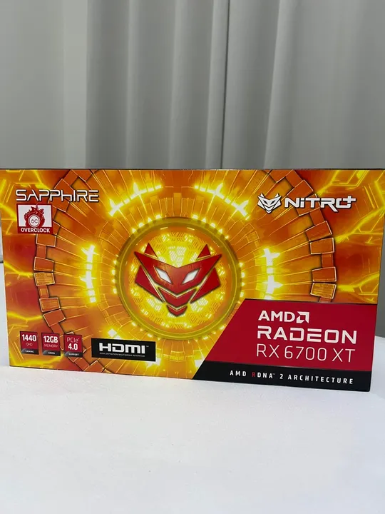 Placa de vídeo AMD Sapphire nitro + Radeon 6700XT