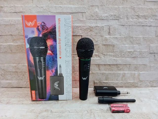 Microfone Altomex Sem Fio Até 30m Som Palestra e Karaokê - Foto 4