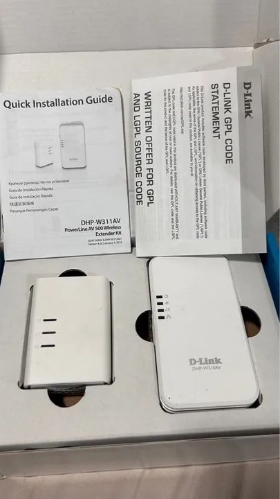 Roteador D-Link Powerline AV500 DHP-W311AV Novo - Foto 2