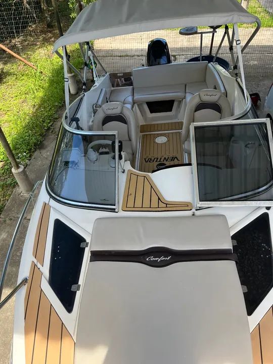 Lancha Ventura Cabin Comfort 215 - 22 Pés - Cabinada - Impecável - Revisada - Foto 6