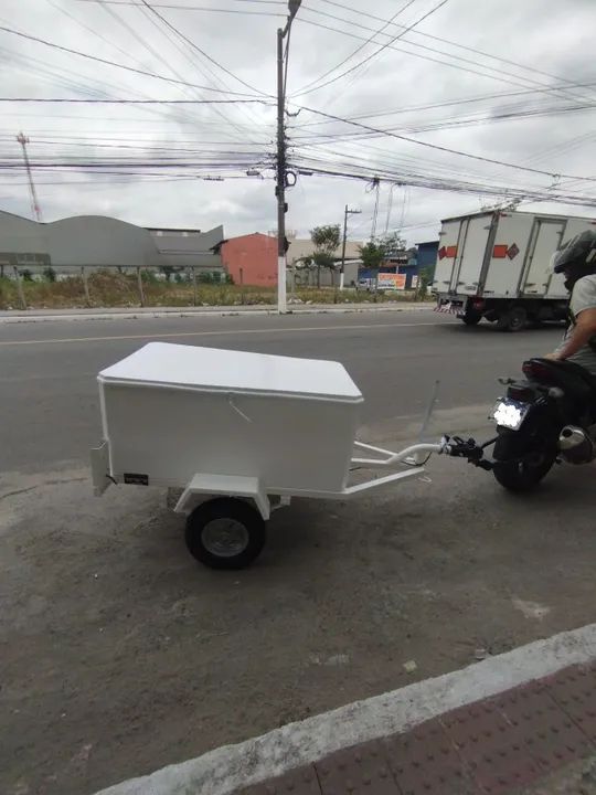 Carretinha Moto Cargo - Foto 4