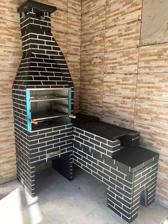 Churrasqueira pre fabricada Ac cartão e entrego  - Foto 2