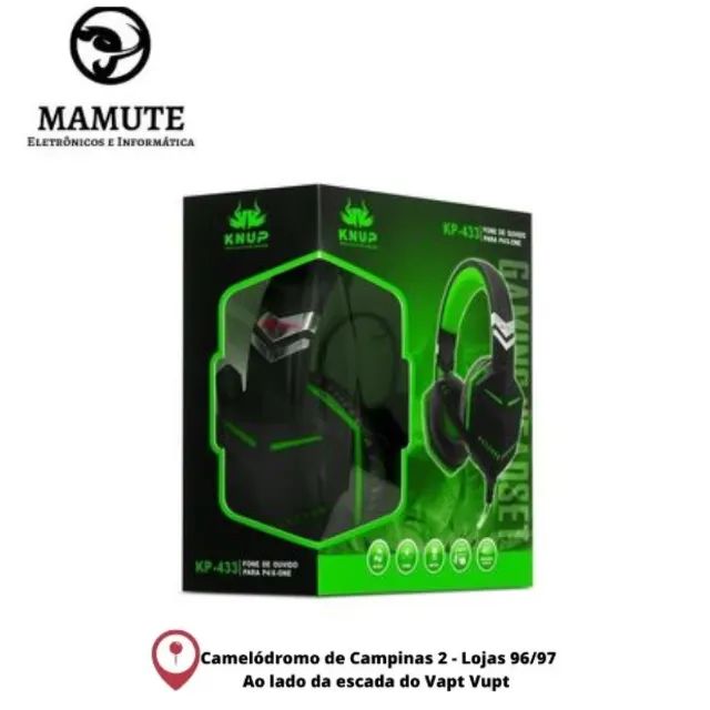 Headset Fone De Ouvido Gamer Celular Ps4 Xbox One Estéreo P2