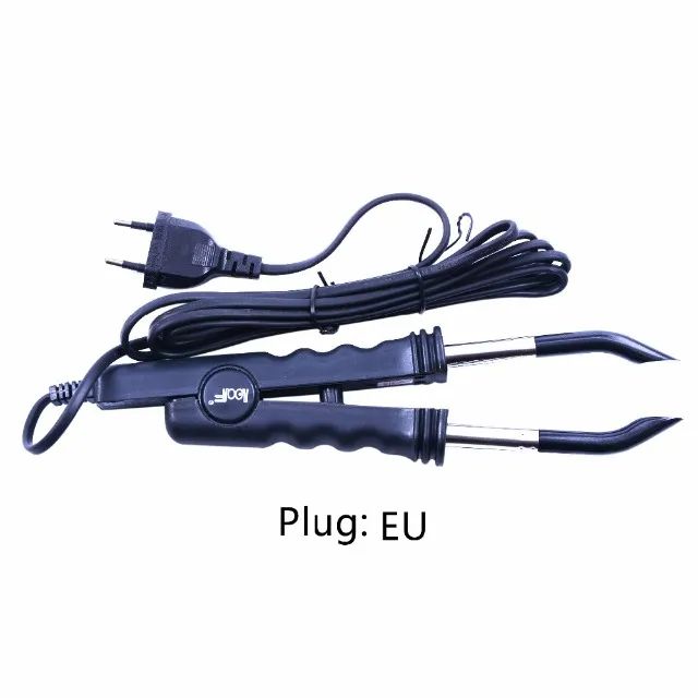 pinça para mega hair  loof cabelo extensão queratina mega-1 preto