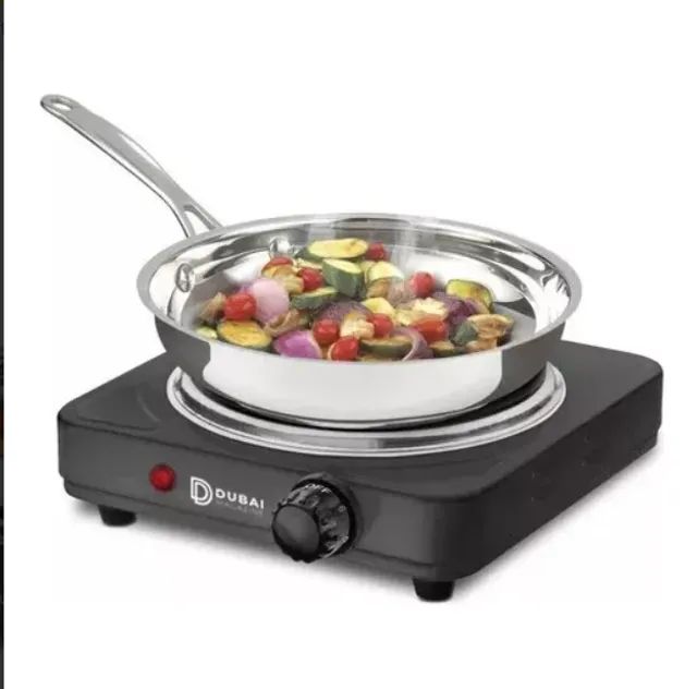 Fogão Cooktop Portátil Elétrico 1 Boca 1500w 110v Preto - Foto 4