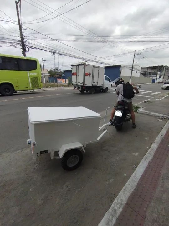 Carretinha Moto Cargo - Foto 5