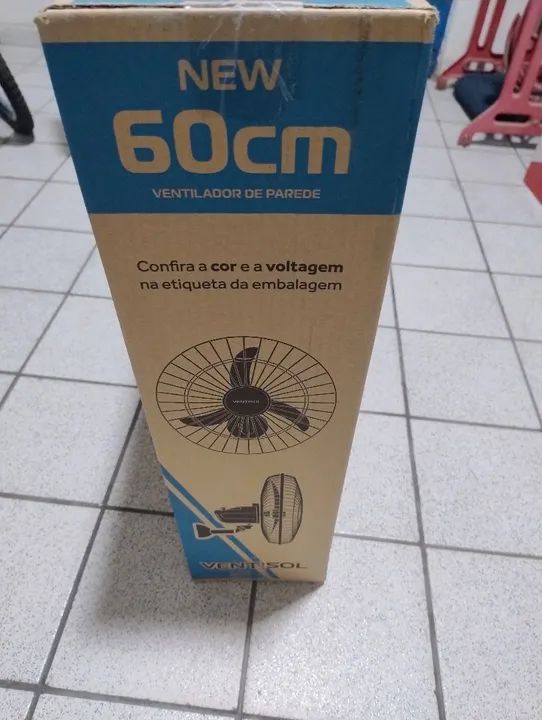 Ventilador de Parede Ventisol 60cm - Novo - Foto 2