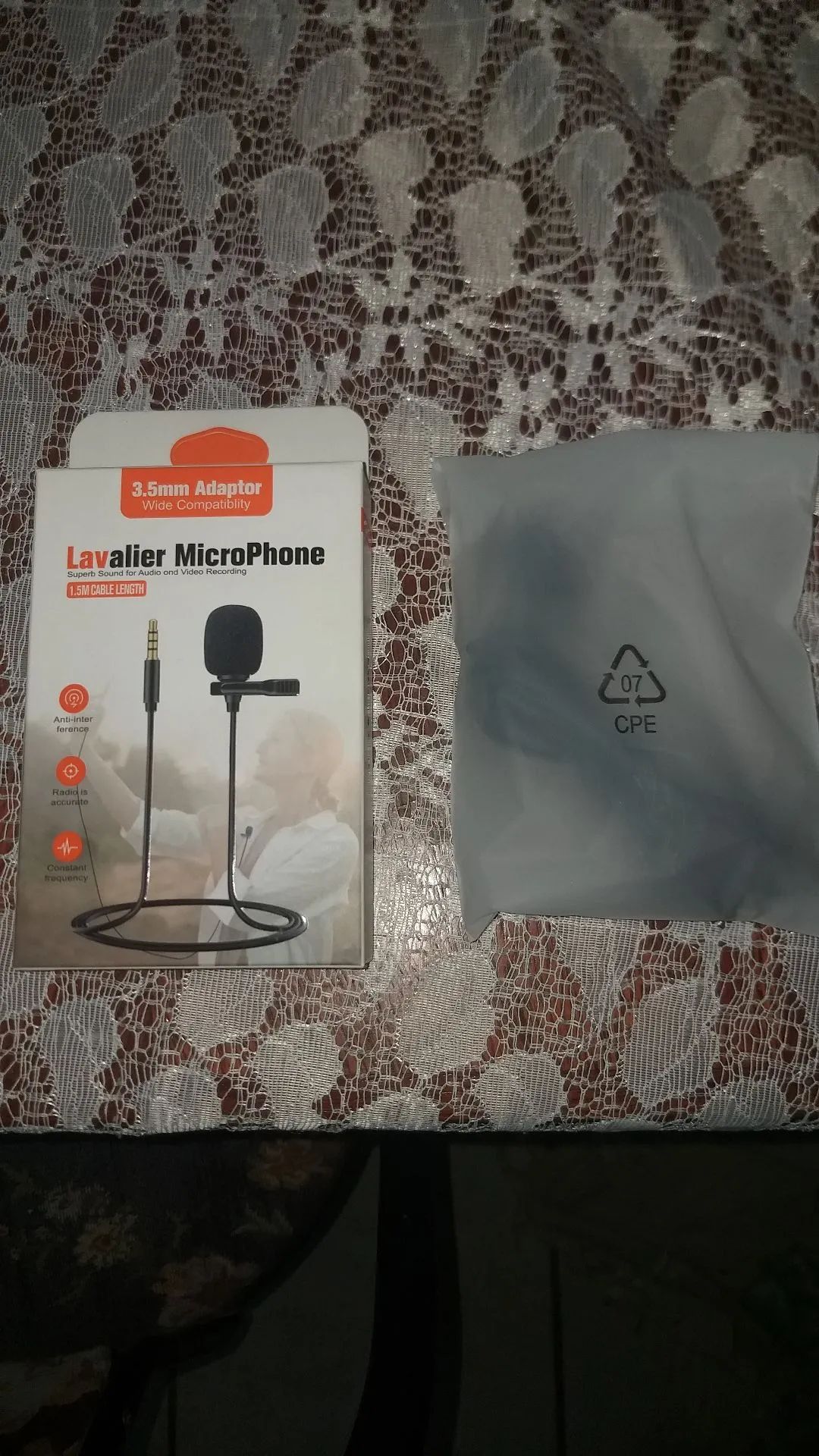 Microfone lapela 