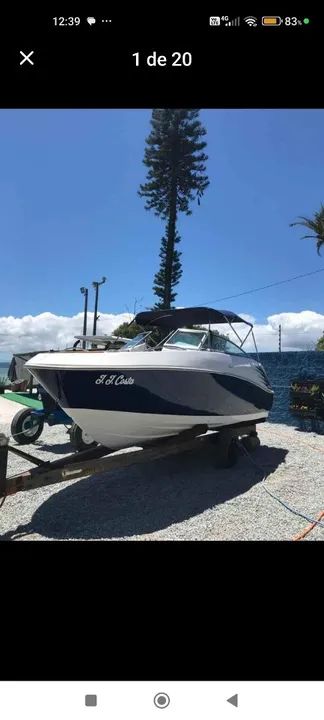 Lancha 19,5 pés, Psari  proa aberta