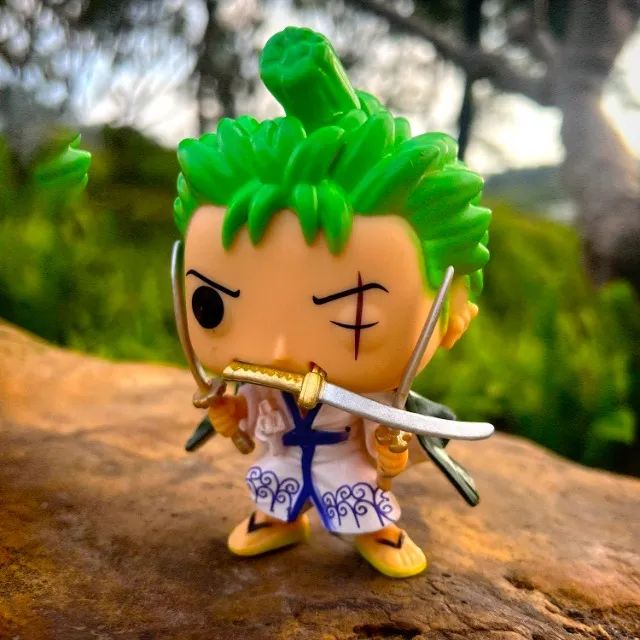Funko Pop Roronoa Zoro Wano Action Figure Anime One Piece Novo na Caixa