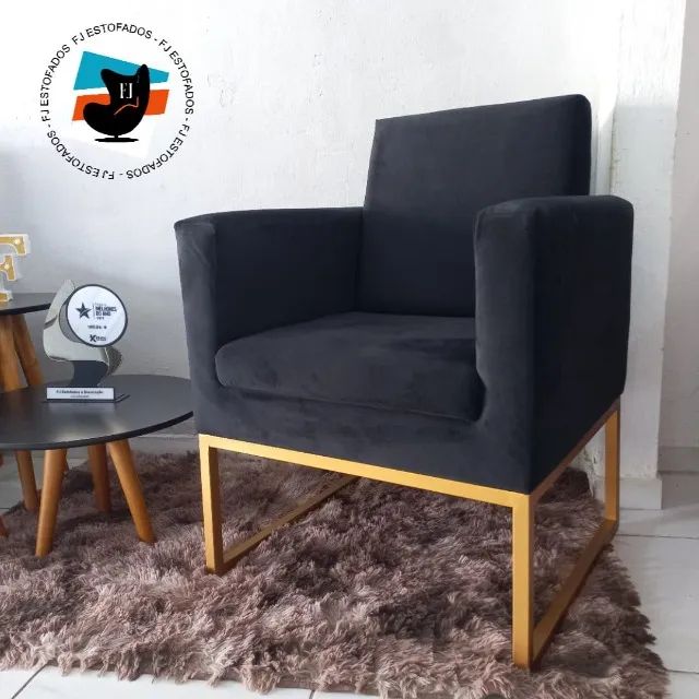 Poltrona Áustria de metalon 