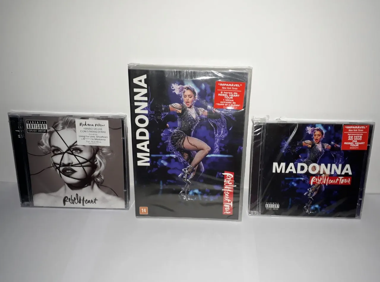 Madonna - Rebel Heart - CD duplo + CD+ DVD