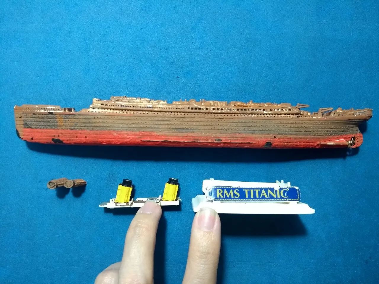 Maquete do R.M.S. Titanic, da Revell 1:1200 - Foto 4