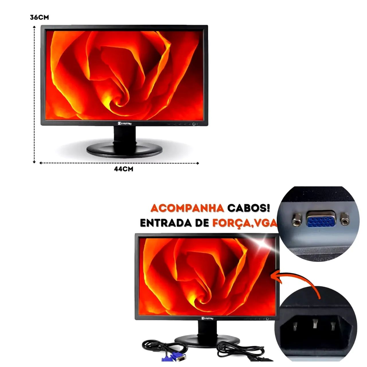 Monitor Positivo LED  - Foto 2