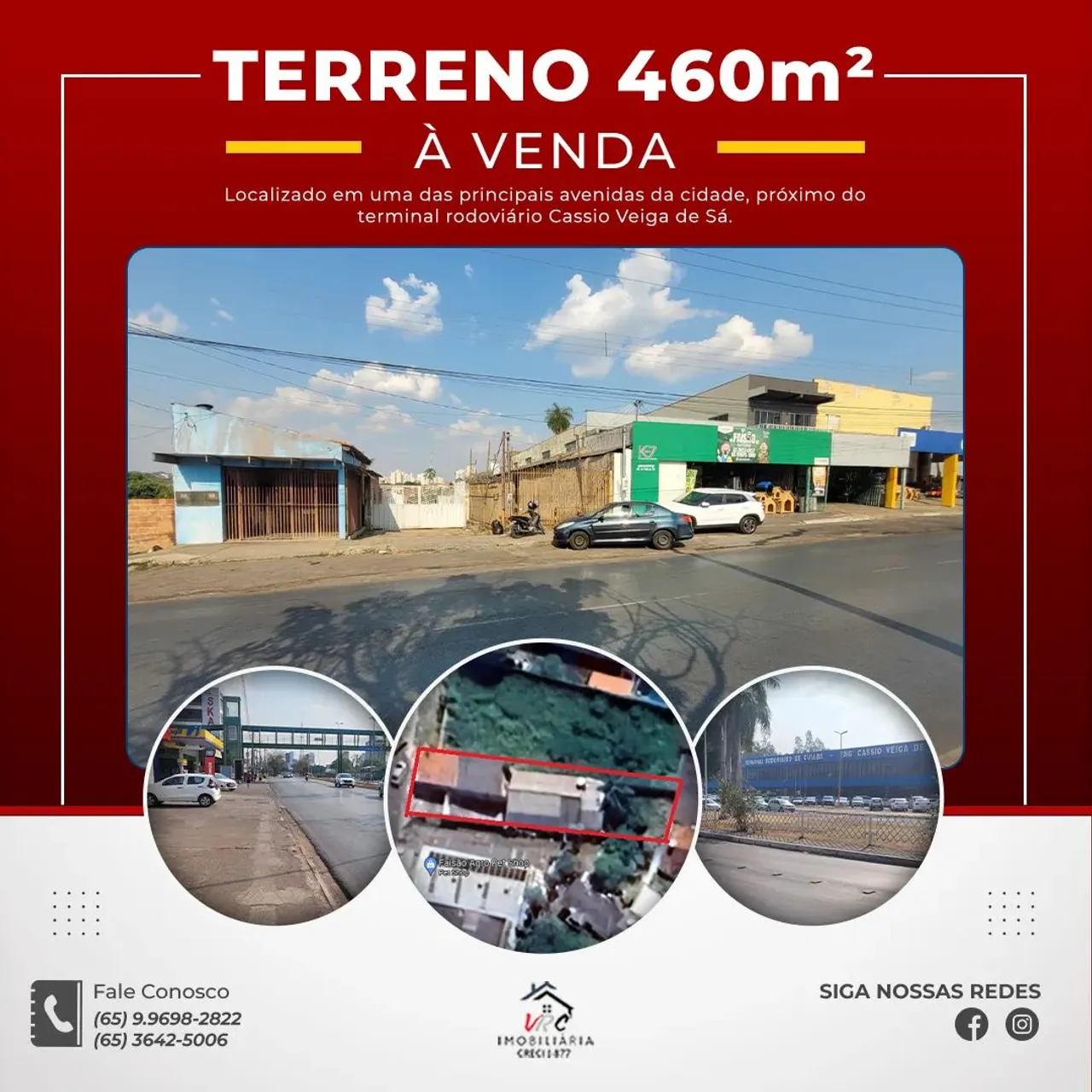 VENDO ARÉA DE 460 M² - AVENIDA REPÚBLICA DO LIBANO