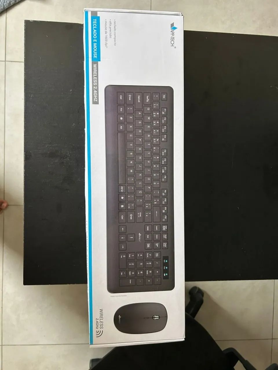 Kit Teclado e Mouse Sem Fio App-Tech KMW200 - Praticidade e Conforto! - Foto 2