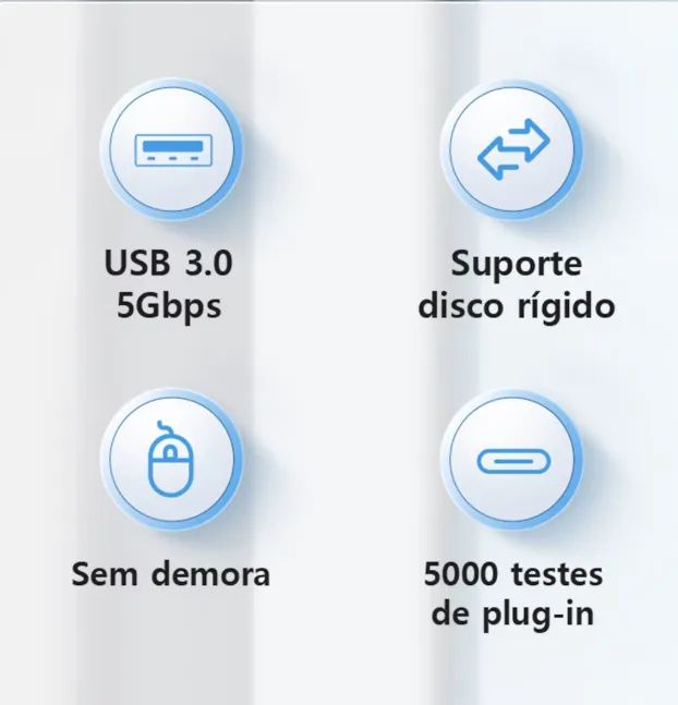 Hub Orico 4 portas Usb 3.0 5gbp Promoção - Foto 2