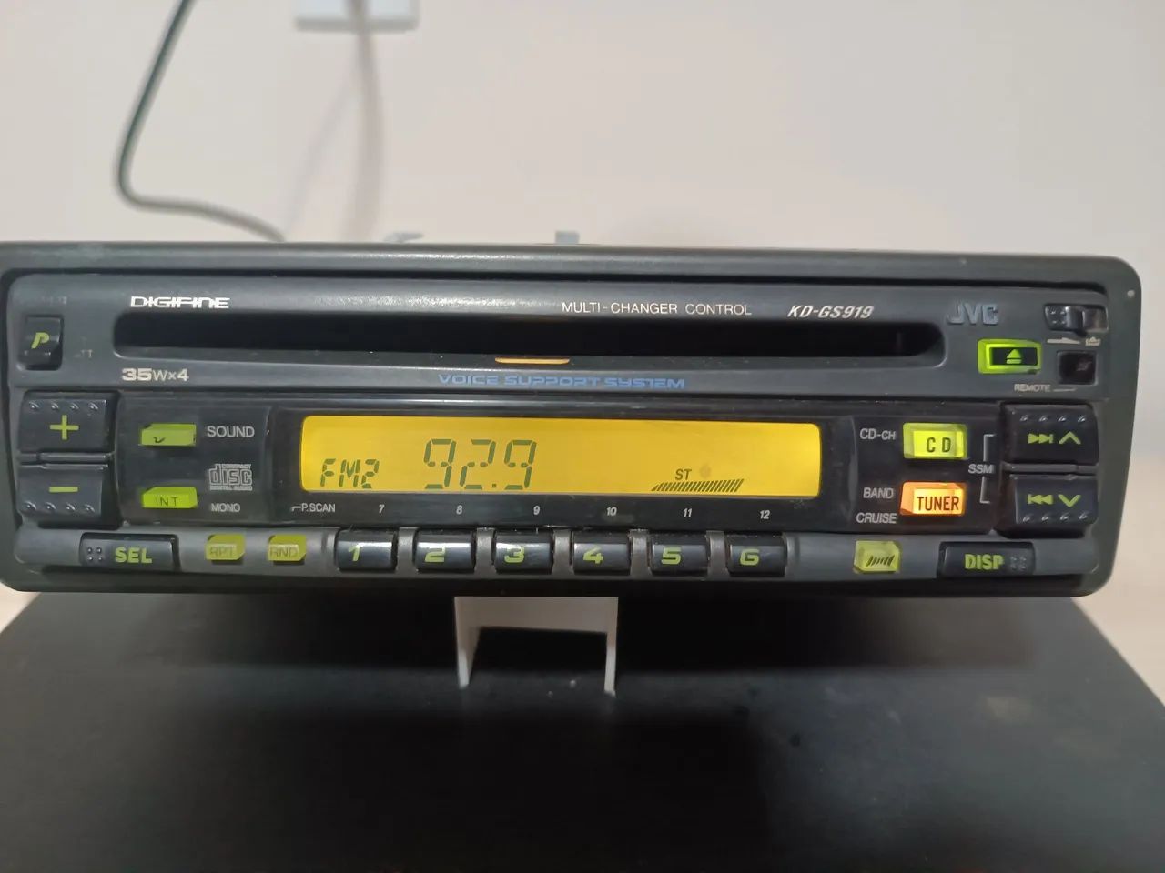 Rádio Automotivo JVC KD-GS919 em excelente estado - Antiguidades
