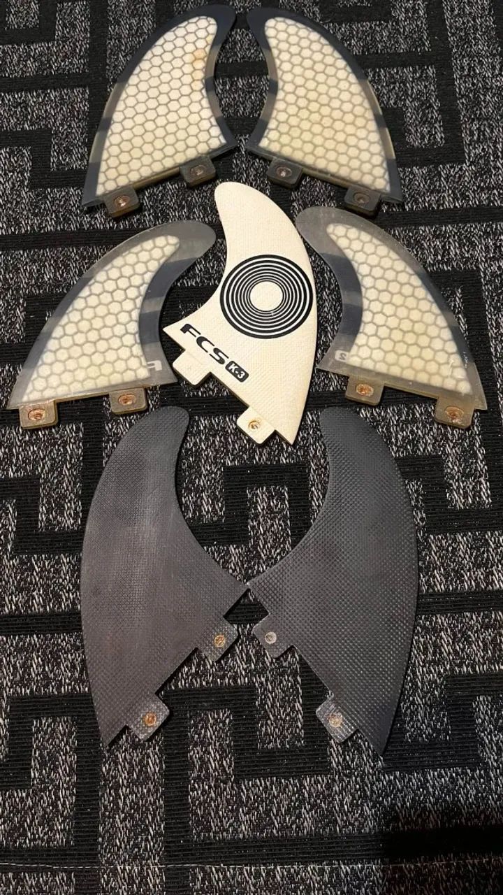 Quilhas Fcs Kelly Slater Quad V2 K3 Tri Performance Core e Pg - Foto 5