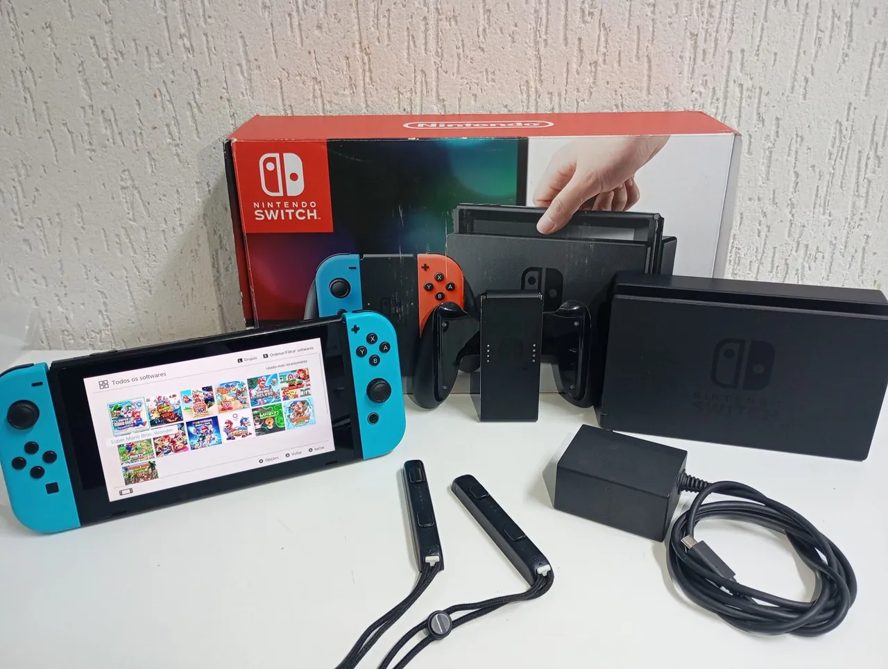 Nintendo switch Desbloqueado com jogos passo cartão até 12x com juros