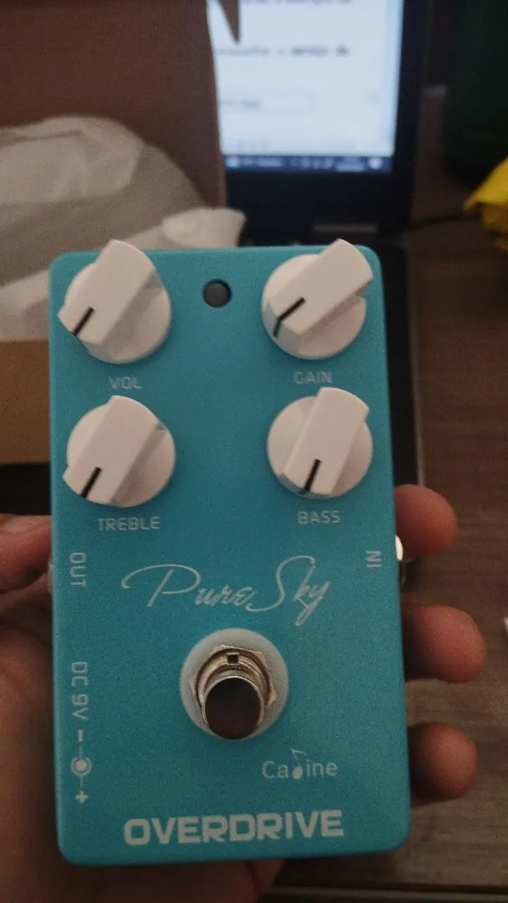 Pedal Overdrive Caline Pure Sky- Novo