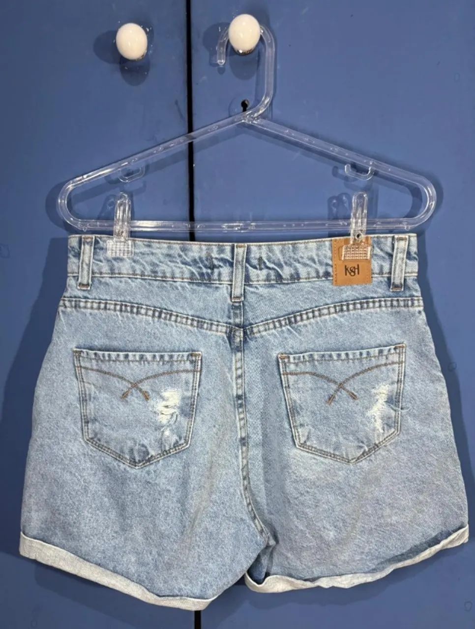 Short Jeans Claro - 40 - Foto 2