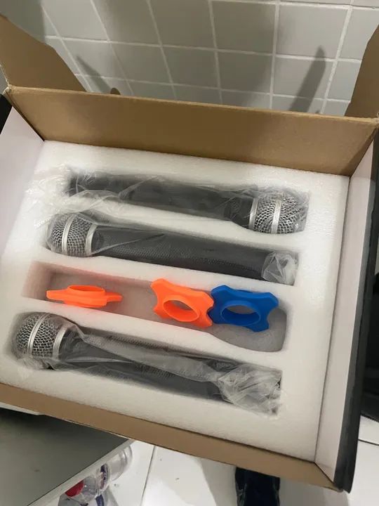 Microfone SM58 4 canal  - Foto 2