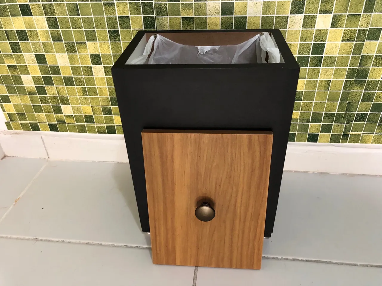 Lixeira de Banheiro MDF várias cores