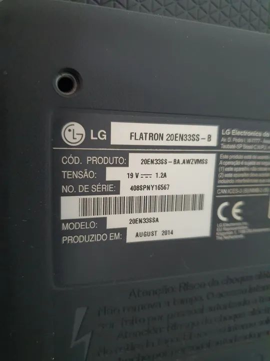 Monitor LG 19.5 polegadas 60Hz - Foto 3