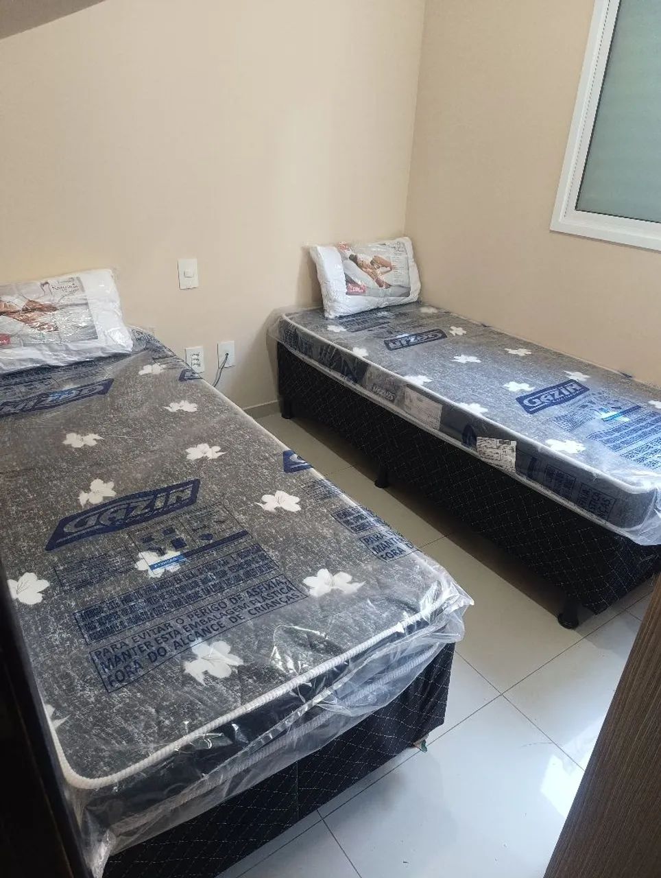 Cama de Solteiro Colchão + base box 64352819082114121