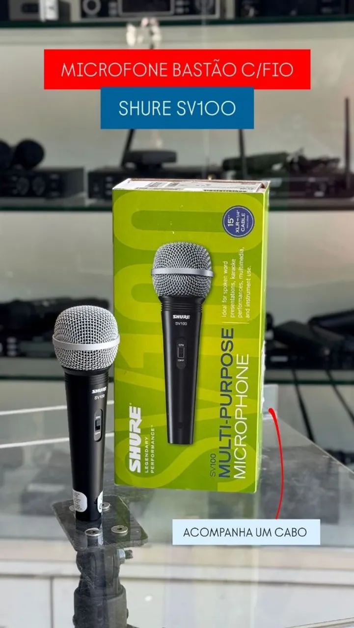 Microfone com fio a partir de R$ 99,00 - Foto 3