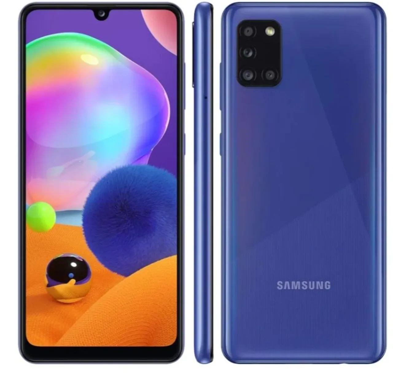 Samsung Galaxy A31 Azul - Tela Infinita