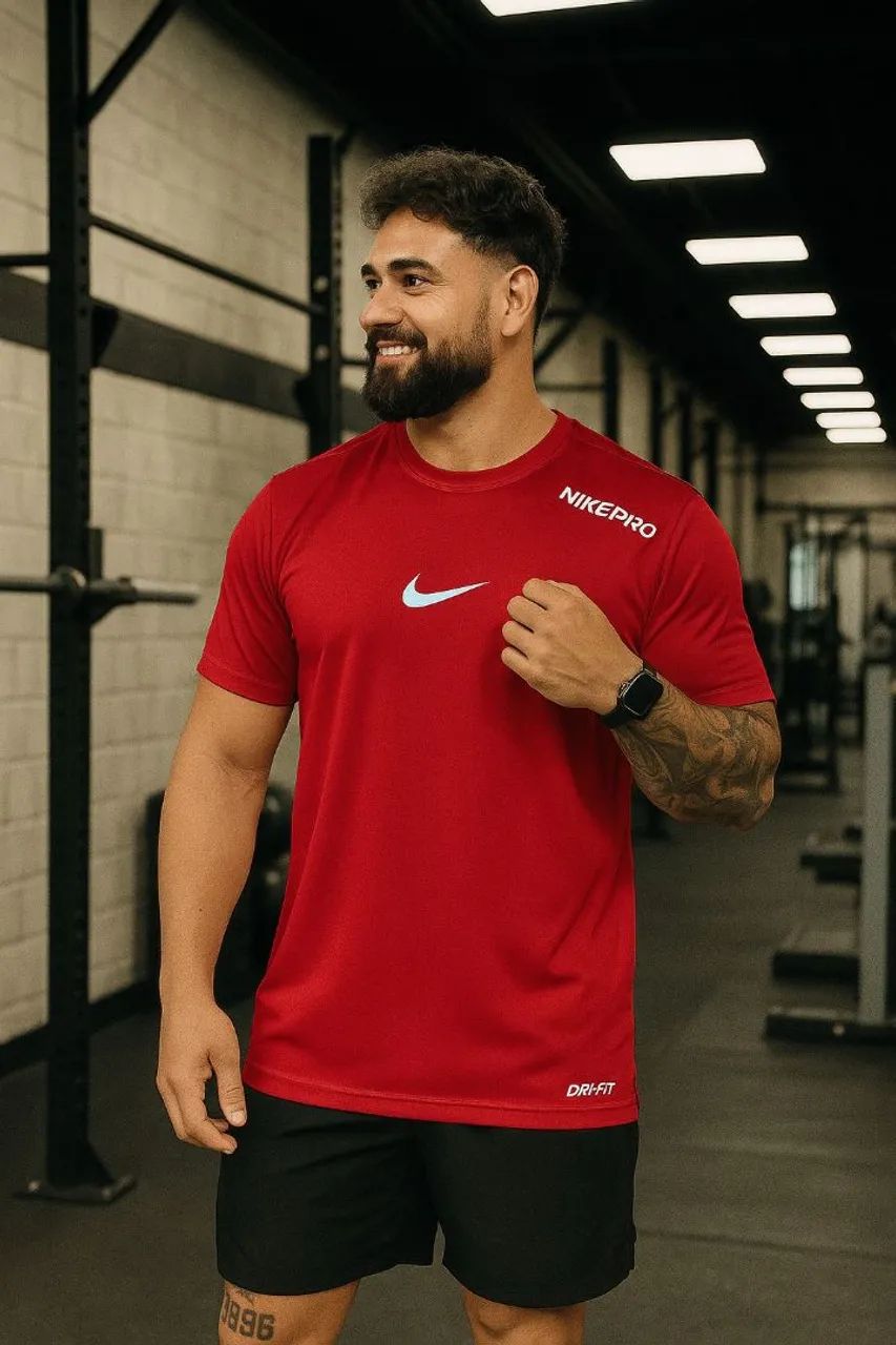 NIKE Pro Elite 2015 Tシャツ Camiseta Nike Pro Training Masculino Preto - Clínica do Tênis