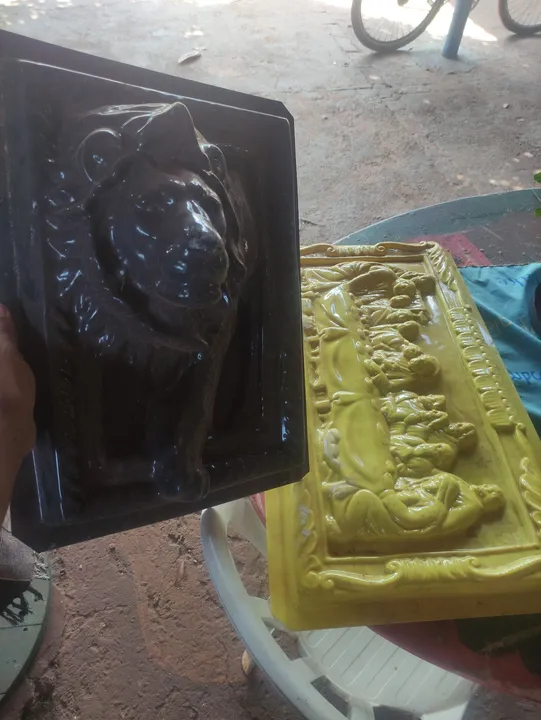 2 moldes escultura gesso